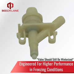 Over-engineered valve design extends lifespan for dependable operability.