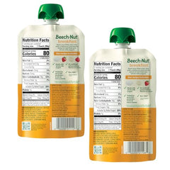 Beech-Nut Breakfast Pouches banana-apple-strawberry bowl, inviting little taste exploration at mealtime