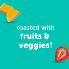 Small self-feeding waffle bite ideal for toddlers