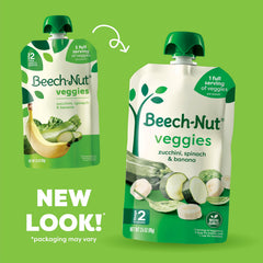 Beech-Nut non-GMO, dairy-free and gluten-free pouch supports allergy-aware feeding.