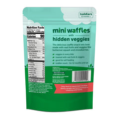 Beech-Nut waffles bag back shows non-GMO and sugar info