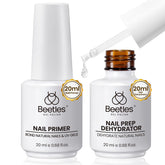 Beetles 20ml bottle front view showing large capacity for multiple nail preps.