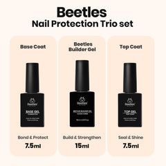 Beetles Base Coat Gel 0.25oz enhances adhesion for longer wear