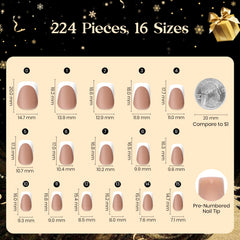 Beetles brown gel French tip design adds chic color.