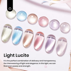 Beetles Cat Eye purple gel polish delivers lavender shimmer for eye-catching home manicures.