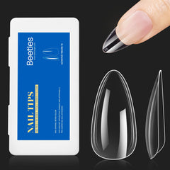 Beetles Gel Nail Tips almond medium for natural-looking length and DIY manicures.