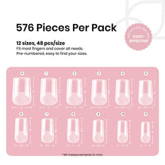 Beetles Gel Nail Tips Etch-X half-matte finish for a natural salon look