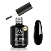 Beetles Gel Top Coat bottle gloss for long lasting mirror shine