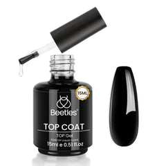 Beetles Gel Top Coat bottle gloss for long lasting mirror shine