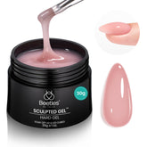 Beetles Rose Dusk hard gel bottle, smooth pink builder for durable nails.
