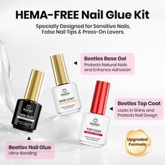 Beetles No-Wipe Top Coat bottle close-up delivering brilliant shine