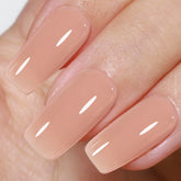 Beetles Nude Gel Polish 15ml front label identifies the nude-brown shade.