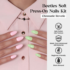 Beetles Chromatic Reverie 15 sizes ensure natural nail fit and comfortable wear.