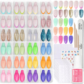 Beetles Press On Nails Chromatic Reverie 720pcs for quick at-home manicures.
