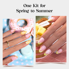 Beetles glossy glitter nails add sparkle to daily looks.