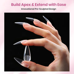 Beetles Tipex Lite 16 sizes 00–14 for precise nail fit.