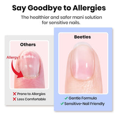 Beetles Vitamin E–enriched prep protects natural nails during extensions.