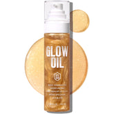 BEFIVECOK Body Glow Oil SPF50 bottle with sun protection and radiance