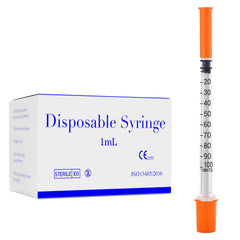 BeHerk 1ml syringe with 31G gauge and 1/4 inch tip for precise dispensing