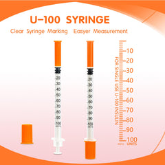 BeHerk syringe features a clear volume scale for easy measurement