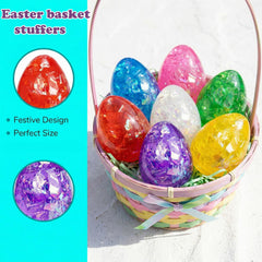 BEIGUO Easter Egg Stress Ball blue confetti ideal for classroom prizes