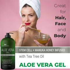 Being Naturals Aloe Gel with tea tree oil soothing blemishes