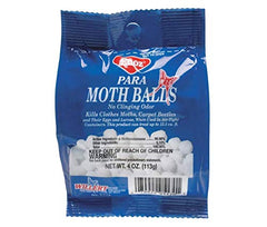 Bek Brands para Moth Balls two-pack, ideal for closet storage.