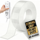 Bekhic heavy-duty tape on wall provides strong, invisible hold.