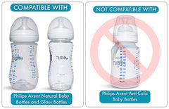 BelBeyo ergonomic bottle handles support little hands for easy gripping.