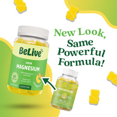 Close-up of BeLive gummies highlighting tangy pineapple flavor for snackable calm