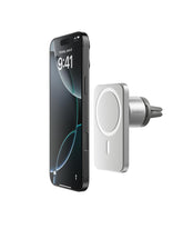Belkin MagSafe Vent Mount Pro, front view, secure hands-free navigation on the road.