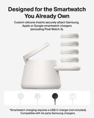 Belkin UltraCharge 3-in-1 dock delivering up to 25W on compatible devices.