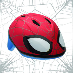 Bell Spidey Eyes helmet rear view showing extended head coverage.