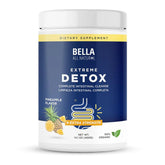 Bella All Natural Extreme Detox Pineapple bottle shown for daily use.