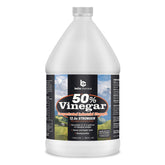 Belle Chemical 50% concentrated vinegar bottle demonstrates powerful cleaning capability for tough stains.