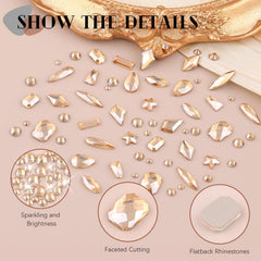 BELLEBOOST kawaii-shaped rhinestones add cute focal points to nails