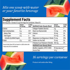 Belli Welli collagen-electrolytes-probiotics blend supports hydration and gut balance.