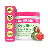 Belli Welli watermelon fiber powder dissolves smoothly for daily digestion support.