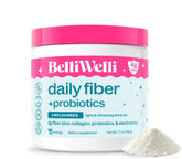 Belli Welli unflavored daily fiber powder bottle for easy daily digestion