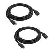Belllights 2-pack 8ft extension cord for indoor and outdoor use.