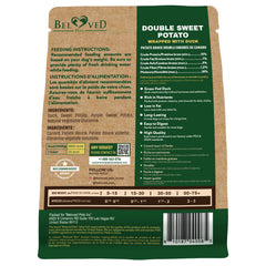 Beloved Pets duck meat dog chews for training, long-lasting and savory.