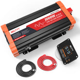 BELTTT 3000W inverter front view with dual AC outlets for off-grid use.
