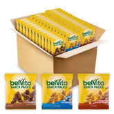Belvita bites blueberry snack pack, on-the-go breakfast option with whole grains.