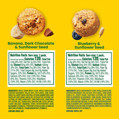 Belvita Blueberry and Sunflower Seed bites in pouch for a fruity energy boost.