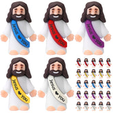 Bememo little Jesus figure red 1.2-inch for bright Easter egg hunts and decor.