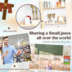 Bememo rubber Jesus figure with detailed cassock for church displays