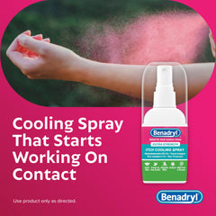 Diphenhydramine HCl 2% ingredient in Benadryl itch spray.