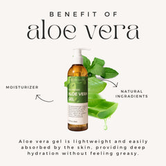 Benatu Aloe Vera Gel sunburn application demonstrates quick, soothing after-sun care.