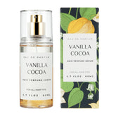 benatu hair perfume bottle with vanilla cocoa scent delivering a lightweight, lasting fragrance