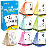BenBen multiplication flash cards 0-12 set for comprehensive daily math practice.